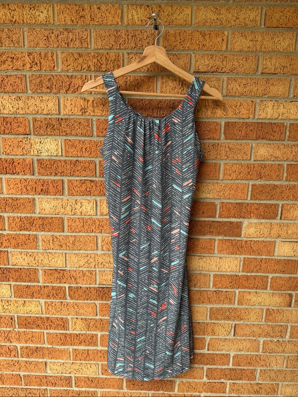PrAna NWT Skypath Dress Built in Shelf Bra Travel Slip on Yoga Large